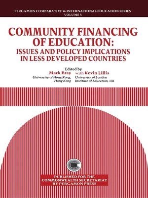 cover image of Community Financing of Education